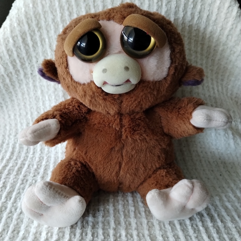 Face Changing Feisty Pets Grandmaster Funk Monkey Plush Stuffed Animal 2017